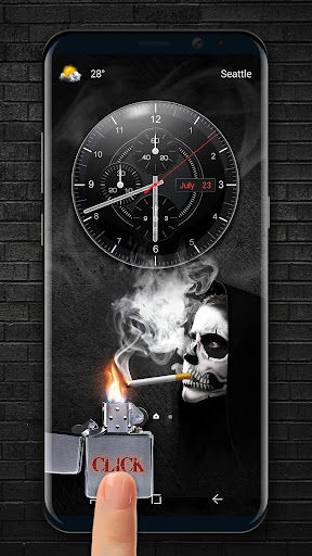 Cigarette Smoking Lock Screen Screen 3