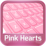 Keyboard Pink Hearts icon