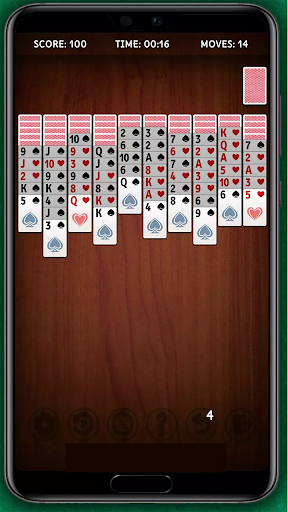 Android application Simple Spider Solitaire screenshort