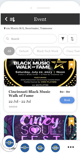 Cincy Black Travel Guide Screen 3