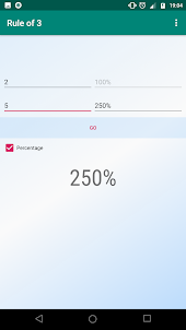 Simple Rule of Three App