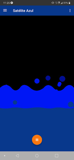 Android application Satélite Azul - Streaming screenshort