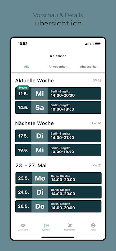 DEPOT - Mitarbeiter App Screen 2