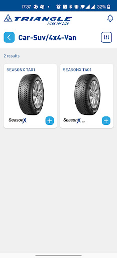 Triangle Tyre Screen 3