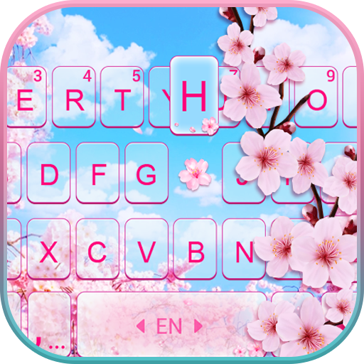 Cherry Sakura Keyboard Theme logo