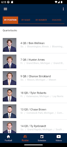 Screenshot of Hope College Athletics