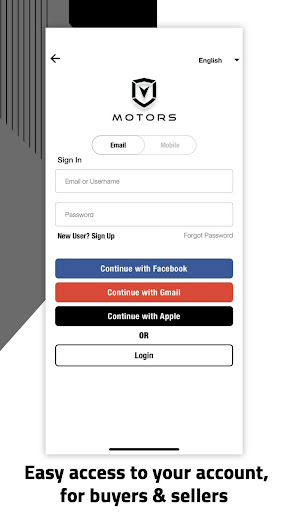 Android application iVi Motors screenshort
