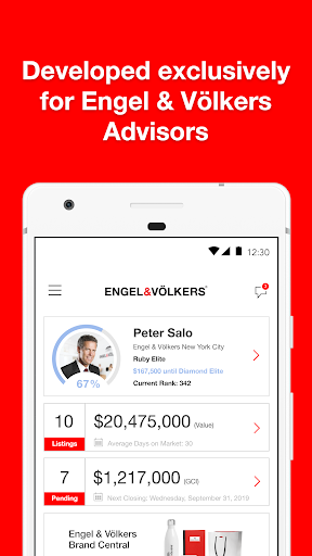 Android application E&V Advance screenshort