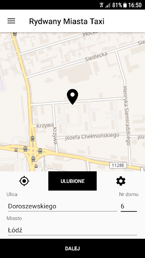 Rydwany Miasta Taxi Screen 2