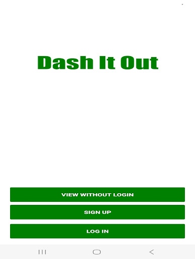 Android application Dash It Out screenshort