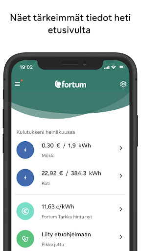 Oma Fortum Screen 2