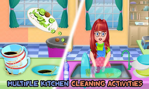 Screenshot 3 Juegos lavado platos para niña android