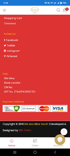 Android application Kiran Alandikar Saraf screenshort