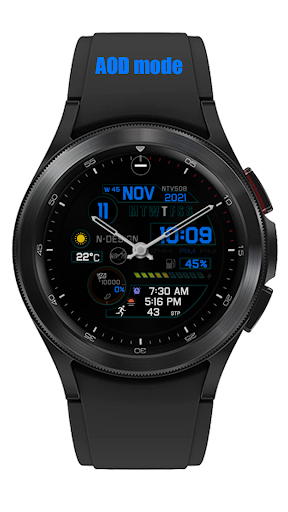 NTV508 - Hybrid W watch face