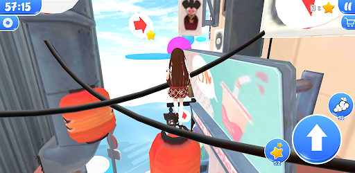 parkour obby flood sakura Screen 3