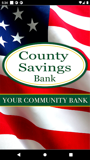 Android application County Savings Bank screenshort