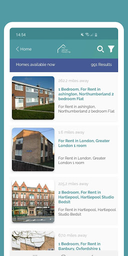 Android application My Social Housing screenshort