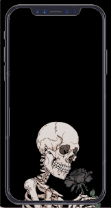 Black Skull Wallpaper HD 4K