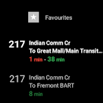 screenshot of Transit Now - Bus Predictions