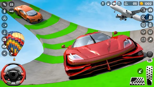車 坡道 特技 遊戲 3D