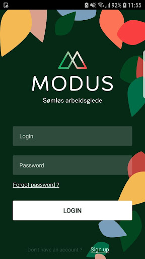 Android application Mustad Modus screenshort