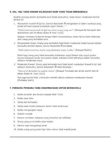 Sifat Wudhu Nabi Muhammad Saw Screen 3