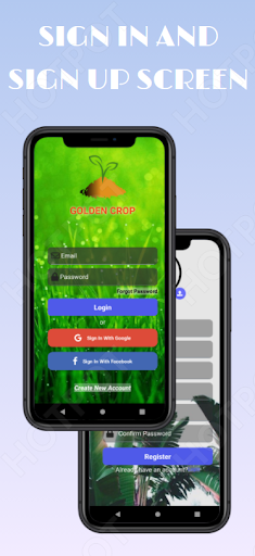 Android application GOLDEN CROP screenshort
