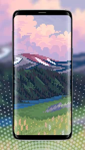 Papéis de pixel art Pixelwave