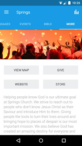 Springs App Screen 3