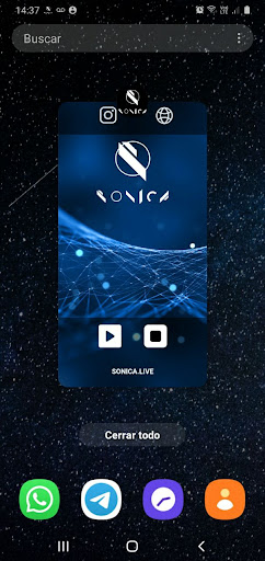 Sonica Radio Station Screen 2