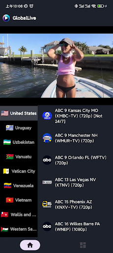 Android application GlobalLive - IPTV Player screenshort