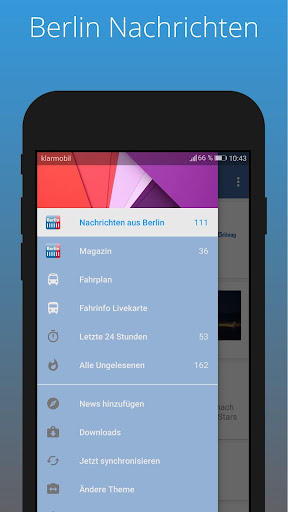 Android application Berlin Nachrichten screenshort