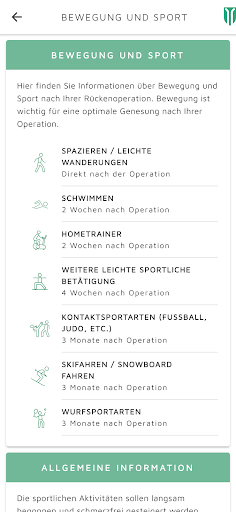 INSELhealth - spinal surgery Screen 3