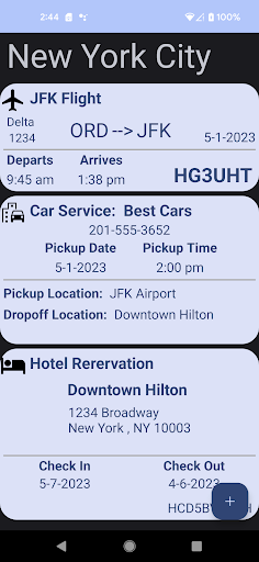 Trip Summary Screen 2