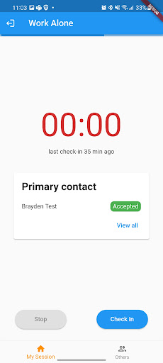 DeVry Work Alone Screen 3