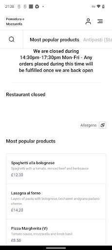 Pomodoro e Mozzarella Screen 3