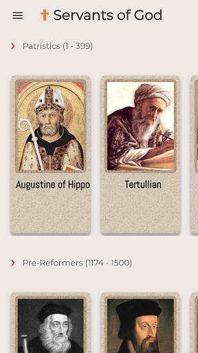 Servants of God - Biographies Screen 2