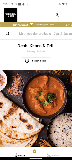Android application Deshi Khanana screenshort