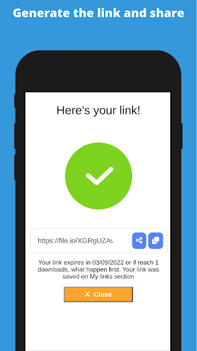 Ephemeral - Temporary Links Screen 3