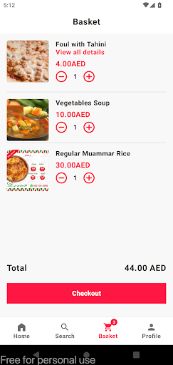 Mama Food Screen 3