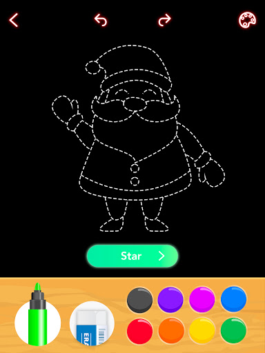 Draw Glow Christmas - Casual - games