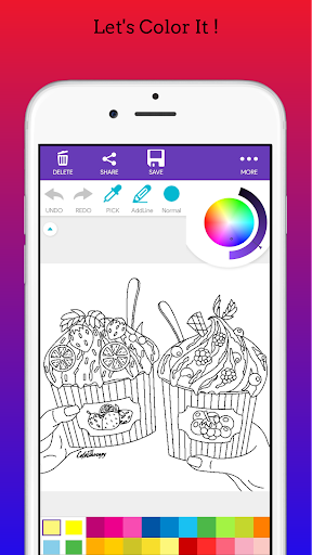 Junk Food Coloring Book