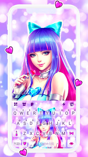Android application Esports Girl Keyboard Backgrou screenshort