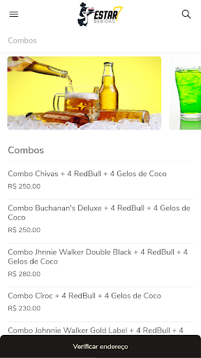 Android application Estar 7 Bebidas screenshort