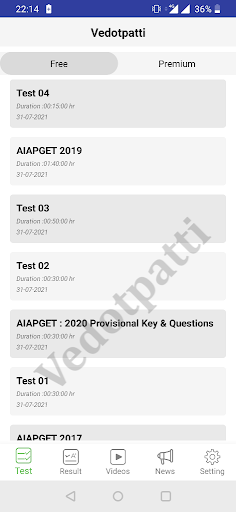 Vedotpatti Ayu Quiz Screen 2