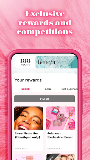 Benefit Loves: Rewards App Screen 3