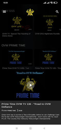 Screenshot of OVW WRESTLING