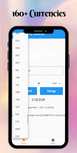 Simple Currency Converter Screen 2