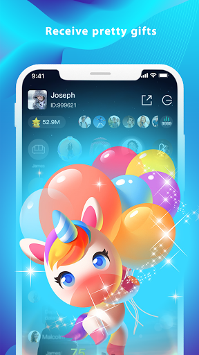 Android application HuChat - Voice Chat Rooms screenshort