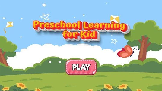 Preschool Learning For Kid
